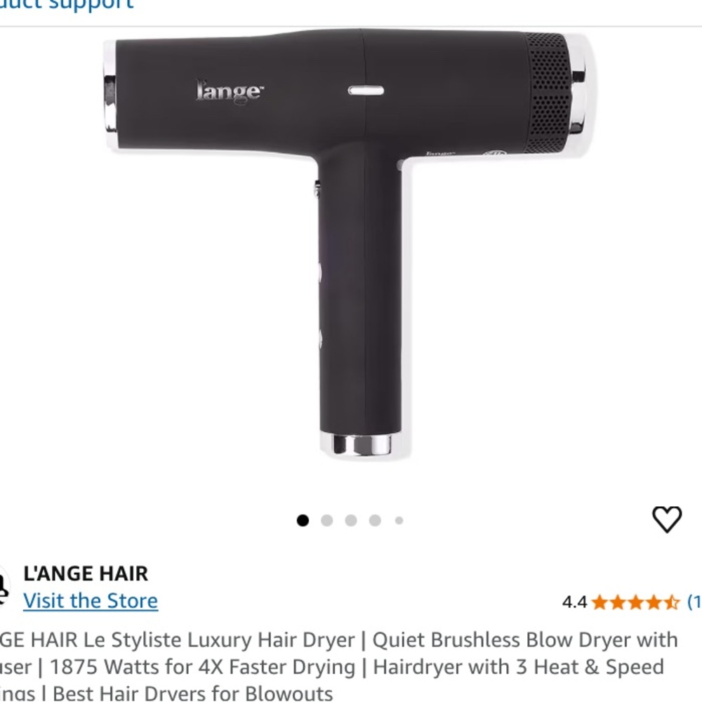 Lange Black Professional Hair Styling Tool